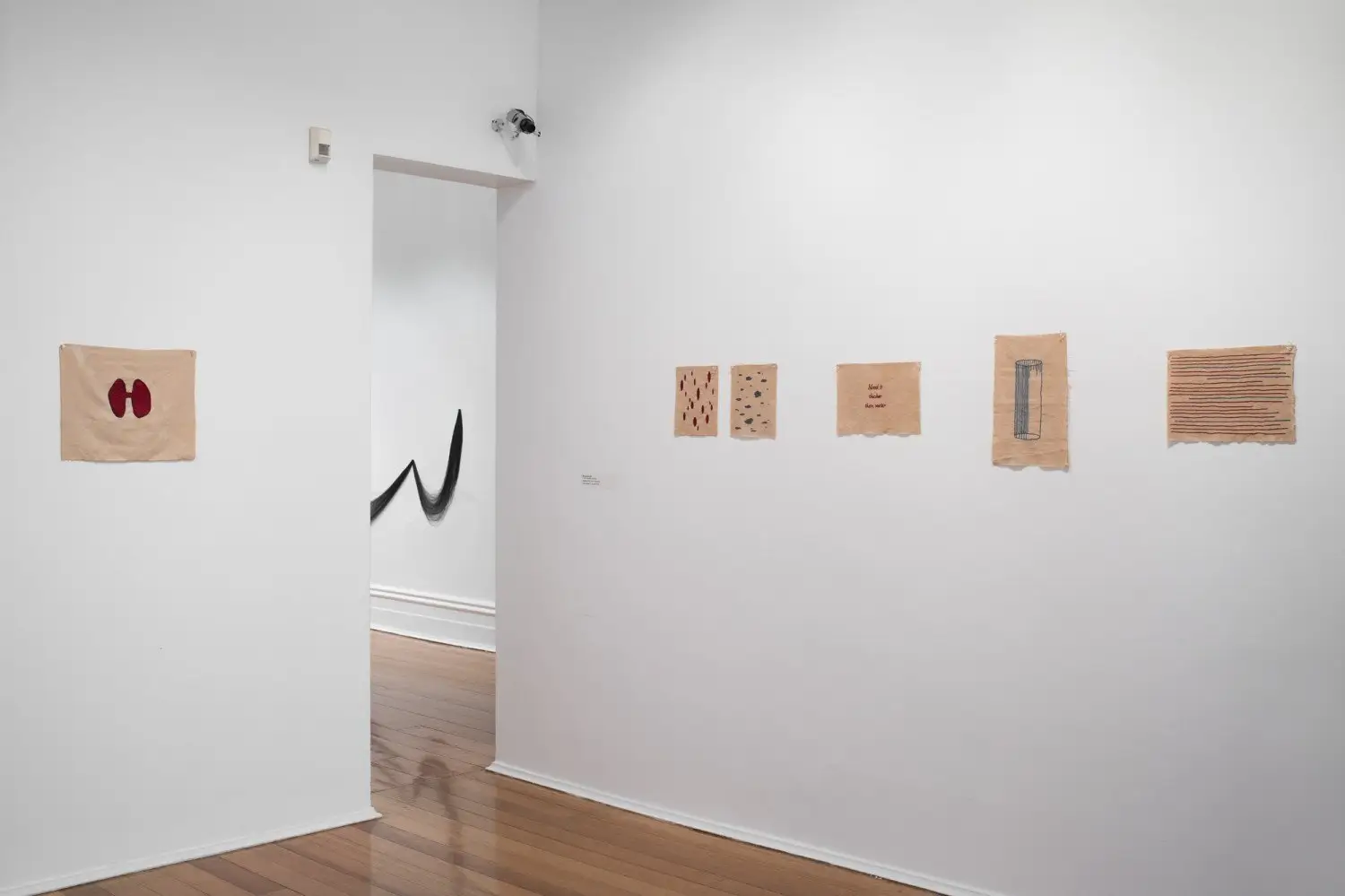 blood is (installation view)